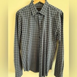 Zara Blue Casual Button Down Shirt